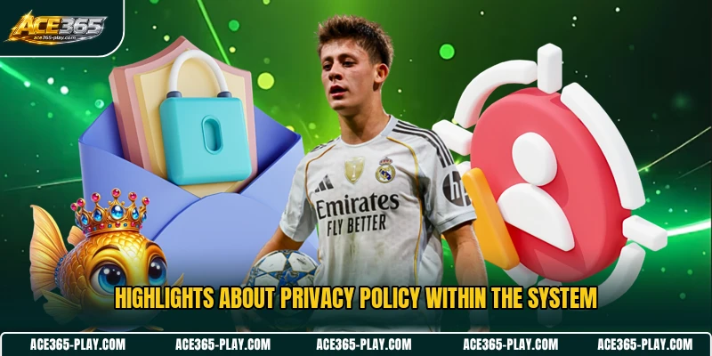 Highlights about Privacy Policy within the system