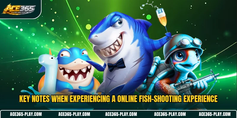 Key notes when experiencing a online fish-shooting experience