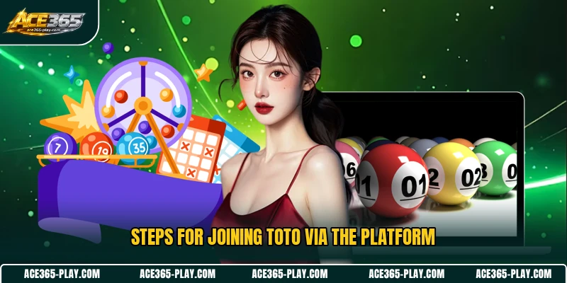 Steps for joining Toto via the platform