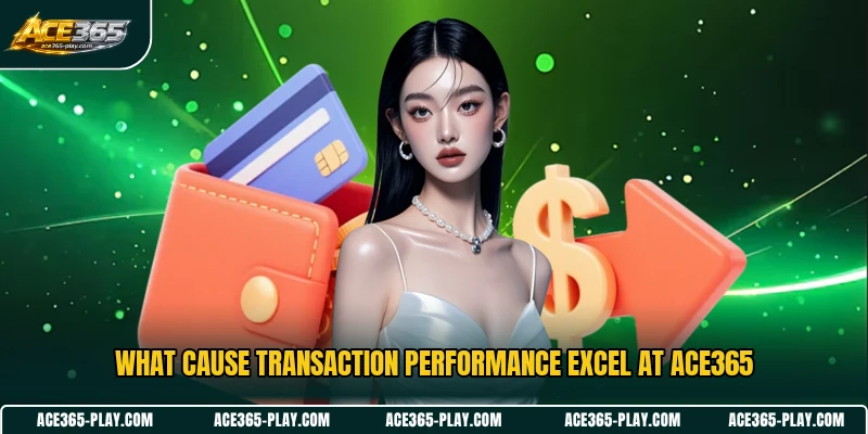 What cause transaction performance excel at ACE365